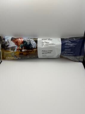 LifeStraw Personal Water Filter Blue Original Sealed Camping Hiking Survival